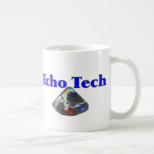 Echo Technicus Gifts (cardiale echo-techniek) Koffiemok (Rechts)
