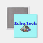 Echo Technicus Gifts (cardiale echo-techniek) Magneet (Voorkant / Achterkant)