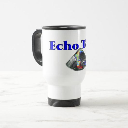 Echo Technicus Gifts (cardiale echo-techniek) Reisbeker (Voorkant links)