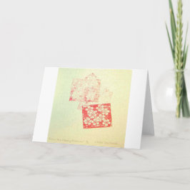 "Echo the Cherry Blossom" Braille Wenskaart Kaart