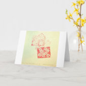 "Echo the Cherry Blossom" Braille Wenskaart Kaart (Gele Bloem)