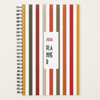 Echo Trails 2026 Planner – Aardetinten Strepen