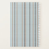 Echo Trails 2026 Planner – Blue Stripes (Achterkant)