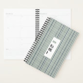 Echo Trails 2026 Planner – Matcha Green Stripes (Display)