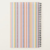 Echo Trails 2026 Planner – Meerkleurige Strepen (Achterkant)