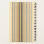 Echo Trails 2026 Planner – Mustard Stripes (Achterkant)