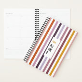 Echo Trails 2026 Planner – Roze Tinten Strepen (Display)
