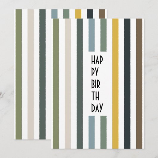 Echo Trails Aangepaste Kaart – Blauw/Groene Tint S (Voorkant / Achterkant)