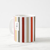 Echo Trails Aangepaste naam Mok – Aardse tinten (Voorkant links)