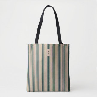 Echo Trails Canvas tas – Groene Macha Stripes