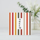 Echo Trails Custom Kaart – Aardse tinten strepen (Staand voorkant)