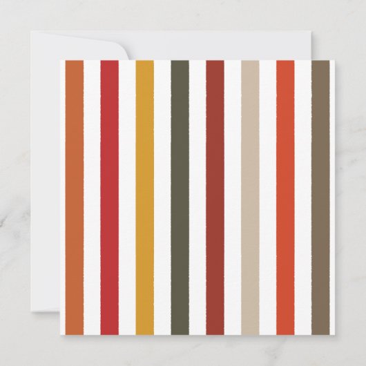 Echo Trails Custom Kaart – Aardse tinten strepen (Achterkant)