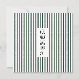 Echo Trails Custom Kaart – Groene Matcha Stripes