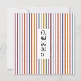 Echo Trails Custom Kaart – Meerkleurige strepen