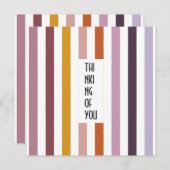 Echo Trails Custom Kaart – Roze tinten Strepen (Voorkant / Achterkant)