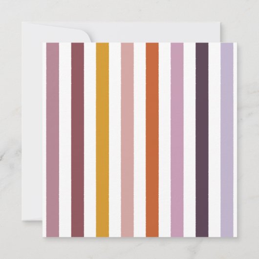 Echo Trails Custom Kaart – Roze tinten Strepen (Achterkant)