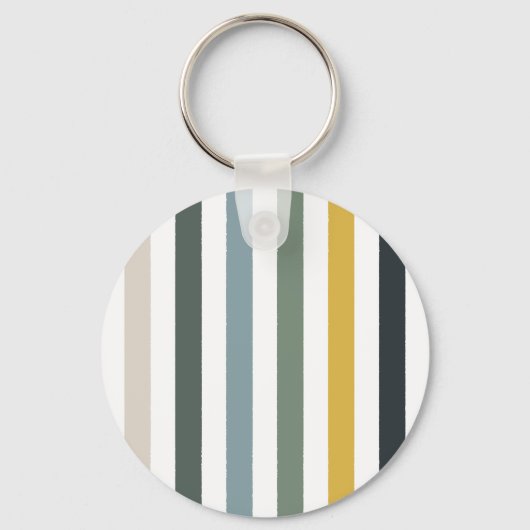 Echo Trails Custom Metal Keyring – Blauw/Groene Ti Sleutelhanger (Voorkant)