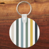 Echo Trails Custom Metal Keyring – Blauw/Groene Ti Sleutelhanger (Voorkant)