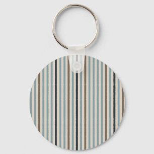 Echo Trails Custom Metal Keyring – Blauw/Natuurlij Sleutelhanger