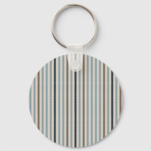 Echo Trails Custom Metal Keyring – Blauw/Natuurlij Sleutelhanger (Voorkant)