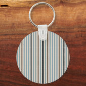 Echo Trails Custom Metal Keyring – Blauw/Natuurlij Sleutelhanger (Voorkant)