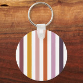 Echo Trails Custom Metal Keyring – Roze tinten Sleutelhanger (Voorkant)