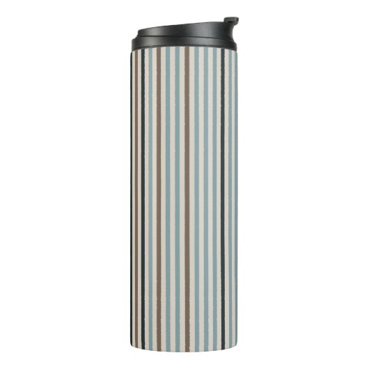 Echo Trails Custom Thermal Tumbler – Blauwe Strepe Thermosbeker (Gedraaid links)