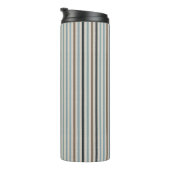 Echo Trails Custom Thermal Tumbler – Blauwe Strepe Thermosbeker (Geroteerd rechts)