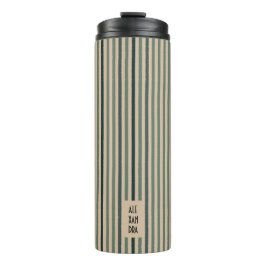 Echo Trails Custom Thermal Tumbler – Matcha Green Thermosbeker