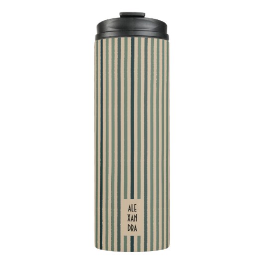 Echo Trails Custom Thermal Tumbler – Matcha Green Thermosbeker (Voorkant)