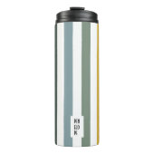 Echo Trails Custom Tumbler – Blauw/Groene Tint Thermosbeker (Voorkant)
