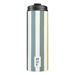 Echo Trails Custom Tumbler – Blauw/Groene Tint Thermosbeker