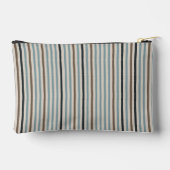 Echo Trails Stripes Accessoirezak – Blauw/Natuurli Etui (Achterkant)