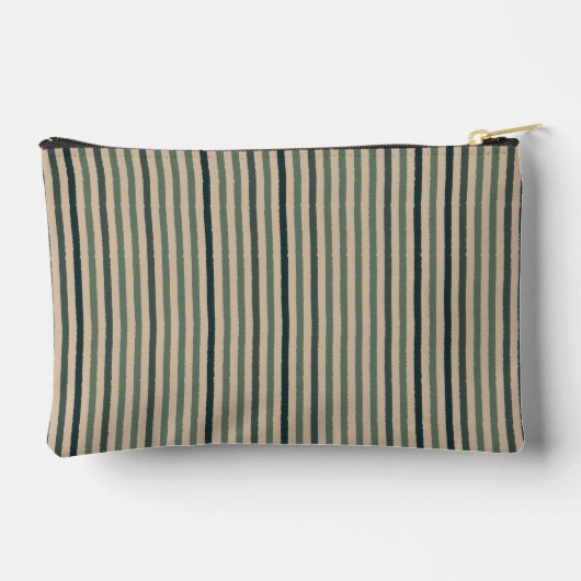 Echo Trails Stripes Accessoirezak – Matcha Groen Etui (Achterkant)