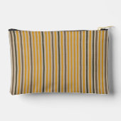 Echo Trails Stripes Accessoirezak – Mosterd Etui (Achterkant)