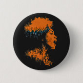 Echo van de Menigte Ronde Button 5,7 Cm (Voorkant)