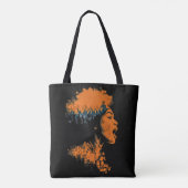 Echo van de Menigte Tote Bag (Achterkant)