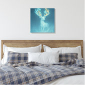 Echo van het Stille Hert Canvas Afdruk (Insitu (Slaapkamer))