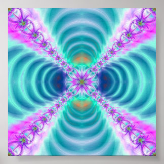 Echo van Poster kleuren afdrukken