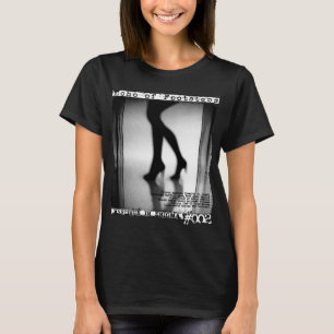 Echo van voetstappen t-shirt
