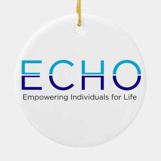 ECHO vuurtoren en Logo Ornament (Achterkant)