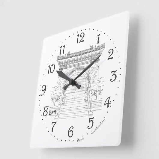 Echo Wall Gate Wall klok (Hoek)