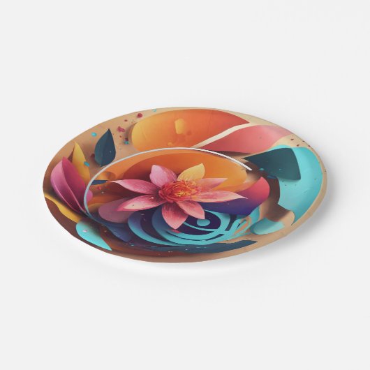 EchoElegance-Bord Papieren Bordje (Gekanteld)