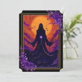 Echoën in de rook kaart (Staand voorkant)