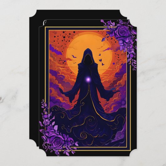 Echoën in de rook kaart (Voorkant / Achterkant)