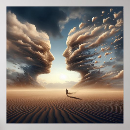 Echoën tussen ons poster (Voorkant)