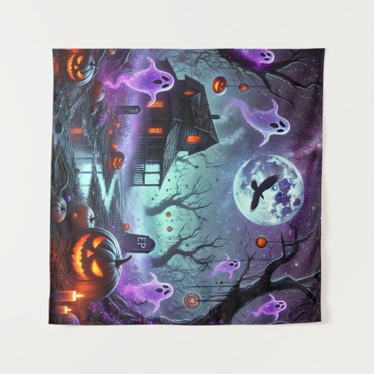 Echoën uit de holte wandkleed (Voorkant (horizontaal))