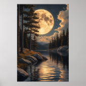 Echoën van de Gouden Maan Poster (Voorkant)