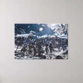 Echoën van een vergeten machine canvas afdruk (Voorkant)