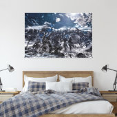 Echoën van een vergeten machine canvas afdruk (Insitu (Slaapkamer))